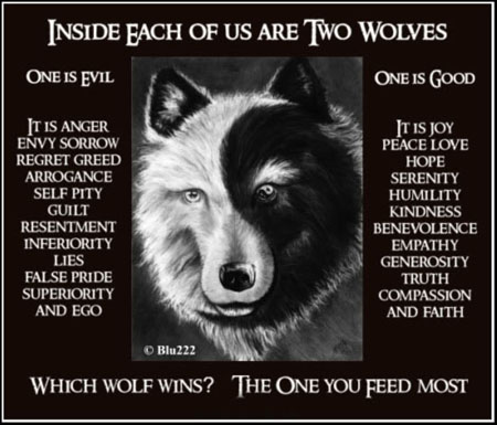 Good and bad wolves